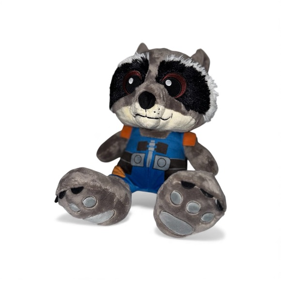 Marvel Other - Disney Rocket Raccoon Plush Big Feet Guardians Of The‎ Galaxy Stuffed Toy
